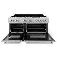 ZLINE 60" 7.4 cu. ft. Dual Fuel Range with Gas Stove and Electric Oven in Fingerprint Resistant Stainless Steel (RA-SN-60) - The Home Selection