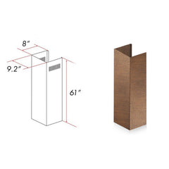ZLINE 61" Extended Chimney and Crown - 8KBH-E - The Home Selection
