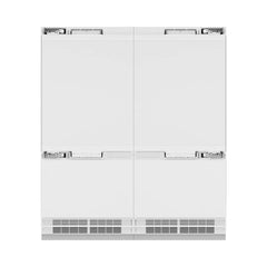 ZLINE 72 in. 39.6 cu. ft. Panel Ready French Door Built-In Bottom Freezer Refrigerator with Water Dispensers and Ice Makers - RBIT - The Home Selection