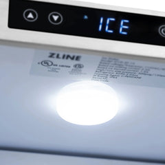 ZLINE Autograph Edition 15 in. Touchstone Gourmet Ice Maker with Drain Pump and Solid Stainless Steel Door - IGMDZ-ST-15 - The Home Selection