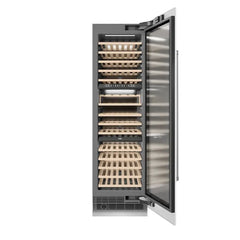 ZLINE Autograph Edition 24 in. 12.4 cu. ft. Triple Zone 100 Bottle Column Wine Cooler - RCWVZ - The Home Selection