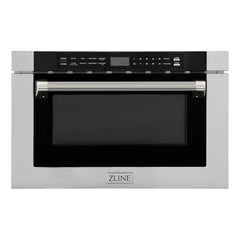 ZLINE Autograph Edition 24 in. 1.2 cu. ft. Built-in Microwave Drawer in Stainless Steel - MWDZ-1-H-K - The Home Selection