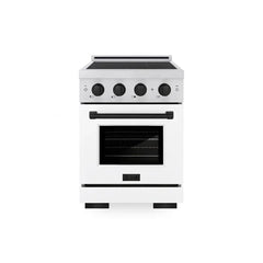 ZLINE Autograph Edition 24 in. 3.2 cu. ft. Paramount Induction Range with 3 Element Cooktop and Electric Convection Oven - SINR - The Home Selection