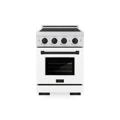 ZLINE Autograph Edition 24 in. 3.2 cu. ft. Paramount Induction Range with 3 Element Cooktop and Electric Convection Oven - SINRZ-WM-24 - The Home Selection