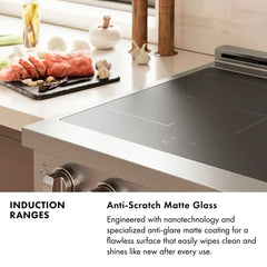 ZLINE Autograph Edition 24 in. 3.2 cu. ft. Paramount Induction Range with 3 Element Cooktop and Electric Convection Oven - SINRZ-WM-24 - The Home Selection