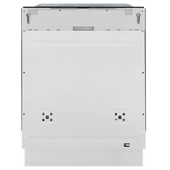 ZLINE Autograph Edition 24 in. Monument Series 3rd Rack Top Touch Control Tall Tub Dishwasher in Custom Panel Ready with Champagne Bronze Handle, 45dBa - DWMTZ-24-CB - The Home Selection