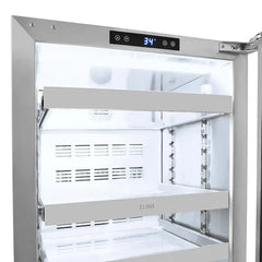 ZLINE Autograph Edition 24 in. Touchstone 151 Can Beverage Fridge With Solid Stainless Steel Door - RBSOZ-ST-24 - The Home Selection