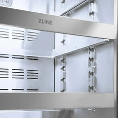 ZLINE Autograph Edition 24 in. Touchstone 151 Can Beverage Fridge With Solid Stainless Steel Door - RBSOZ-ST-24 - The Home Selection