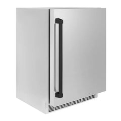 ZLINE Autograph Edition 24 in. Touchstone 151 Can Beverage Fridge With Solid Stainless Steel Door - RBSOZ-ST-24 - The Home Selection