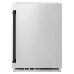ZLINE Autograph Edition 24 in. Touchstone 151 Can Beverage Fridge With Solid Stainless Steel Door - RBSOZ-ST-24 - The Home Selection