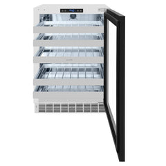 ZLINE Autograph Edition 24 in. Touchstone Dual Zone 44 Bottle Wine Cooler With Panel Ready Glass Door - RWDPOZ-24 - The Home Selection