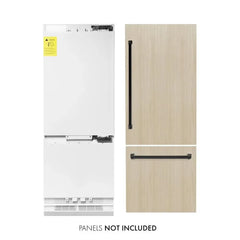 ZLINE Autograph Edition 30 in. 16.1 cu. ft. Panel Ready Built-In Bottom Freezer Refrigerator with Water Dispenser and Ice Maker - RBIV - The Home Selection