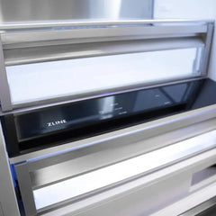 ZLINE Autograph Edition 30 in. 16.1 cu. ft. Panel Ready Built-In Bottom Freezer Refrigerator with Water Dispenser and Ice Maker - RBIV - The Home Selection