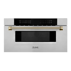 ZLINE Autograph Edition 30 in. 1.2 cu. ft. Built-in Microwave Drawer in Stainless Steel - MWDZ-30-K - The Home Selection