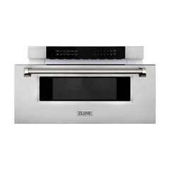 ZLINE Autograph Edition 30 in. 1.2 cu. ft. Built-in Microwave Drawer in Stainless Steel - MWDZ-30-K - The Home Selection
