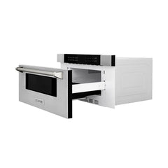 ZLINE Autograph Edition 30 in. 1.2 cu. ft. Built-in Microwave Drawer in Stainless Steel - MWDZ-30-K - The Home Selection