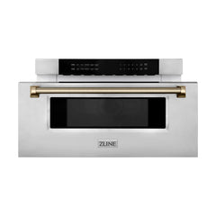 ZLINE Autograph Edition 30 in. 1.2 cu. ft. Built-in Microwave Drawer in Stainless Steel - MWDZ-30-K - The Home Selection