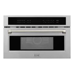 ZLINE Autograph Edition 30 in. 1.6 cu. ft. Built-in Convection Microwave Oven in Stainless Steel - MWOZ-30-K - The Home Selection