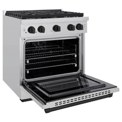 ZLINE Autograph Edition 30 in. 4.2 cu. ft. Paramount Dual Fuel Range with 4 Burner Gas Cooktop and Electric Convection Oven - SDR - The Home Selection