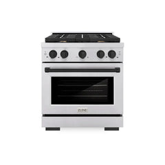 ZLINE Autograph Edition 30 in. 4.2 cu. ft. Paramount Dual Fuel Range with 4 Burner Gas Cooktop and Electric Convection Oven - SDR - The Home Selection