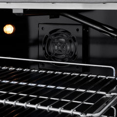ZLINE Autograph Edition 30 in. 4.2 cu. ft. Paramount Gas Range with 4 Burner Cooktop and Convection Gas Oven in Stainless Steel with White Matte Door - SGRZ-WM-30 - The Home Selection
