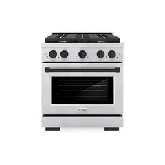 ZLINE Autograph Edition 30 in. 4.2 cu. ft. Paramount Gas Range with 4 Burner Cooktop and Convection Gas Oven - SGRZ-30-CB - The Home Selection