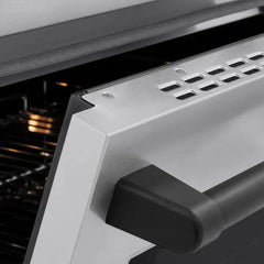 ZLINE Autograph Edition 30 in. 4.2 cu. ft. Paramount Induction Range with 4 Element Cooktop and Electric Convection Oven - SINR - The Home Selection