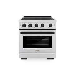 ZLINE Autograph Edition 30 in. 4.2 cu. ft. Paramount Induction Range with 4 Element Cooktop and Electric Convection Oven - SINR - The Home Selection