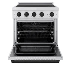 ZLINE Autograph Edition 30 in. 4.2 cu. ft. Paramount Induction Range with 4 Element Cooktop and Electric Convection Oven - SINR - The Home Selection