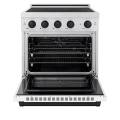 ZLINE Autograph Edition 30 in. 4.2 cu. ft. Paramount Induction Range with 4 Element Cooktop and Electric Convection Oven - SINR - The Home Selection