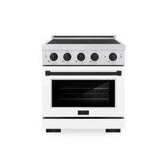 ZLINE Autograph Edition 30 in. 4.2 cu. ft. Paramount Induction Range with 4 Element Cooktop and Electric Convection Oven - SINR - The Home Selection