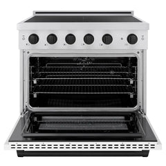 ZLINE Autograph Edition 36 in. 5.2 cu. ft. Paramount Induction Range with 5 Element Cooktop and Electric Convection Oven - SINR - The Home Selection