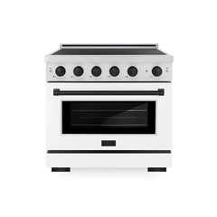 ZLINE Autograph Edition 36 in. 5.2 cu. ft. Paramount Induction Range with 5 Element Cooktop and Electric Convection Oven - SINR - The Home Selection