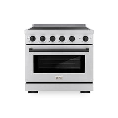 ZLINE Autograph Edition 36 in. 5.2 cu. ft. Paramount Induction Range with 5 Element Cooktop and Electric Convection - SINR - The Home Selection
