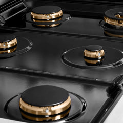ZLINE Autograph Edition 36-Inch 5.2 cu. ft. Paramount Dual Fuel Range with 6 Italian Burners, Convection Oven - SDRZ-36-KC - The Home Selection