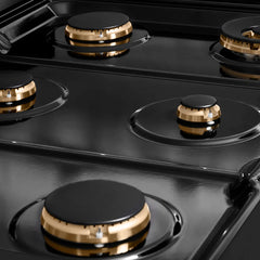 ZLINE Autograph Edition 36-Inch 5.2 cu. ft. Paramount Gas Range with 6 Italian Burners, Convection Gas Oven - SGRBZ-36-K - The Home Selection