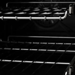 ZLINE Autograph Edition 60 in. 7.4 cu. ft. Legacy Dual Fuel Range with 9 Burner Gas Cooktop and 2 Electric Convection Ovens in DuraSnow® Stainless Steel with White Matte Doors - RASZ-WM-60 - The Home Selection