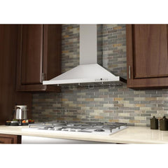ZLINE Convertible Vent Wall Mount Range Hood in Stainless Steel with Crown Molding - KBCRN - The Home Selection