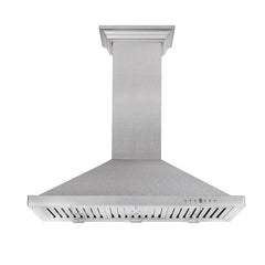 ZLINE Designer Series DuraSnow® Stainless Steel Wall Mount Range Hood - 8KBS - The Home Selection