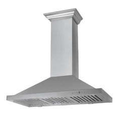 ZLINE Designer Series DuraSnow® Stainless Steel Wall Mount Range Hood - 8KBS - The Home Selection