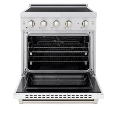 ZLINE Paramount Induction Range with 4 Element Cooktop and Electric Convection Oven - SINR - The Home Selection