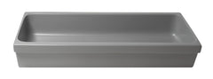 Alfi 48  Grey Matte Above Mount Fireclay Bathroom Trough Sink - AB48TRGM