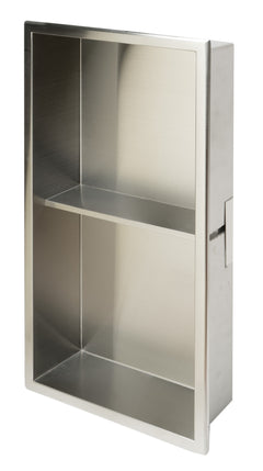 Alfi 12 x 24 Vertical Double Shelf Bath Shower Niche - ABN1224