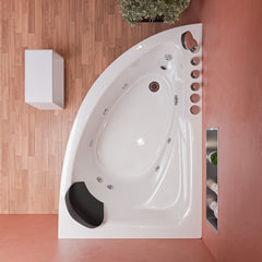 Alfi White Matte Solid Surface Resin Bathroom / Shower Stool - ABST55