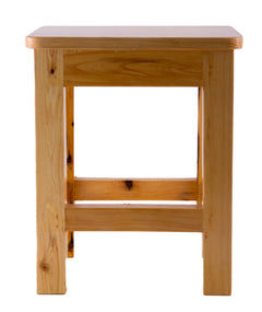 Alfi 10 x10  Square Wooden Bench/Stool Multi-Purpose Accessory - AB4407