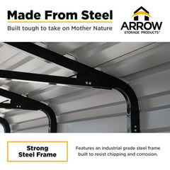 Arrow Carport, 20 ft. x 24 ft. x 7 ft. - CPH202407