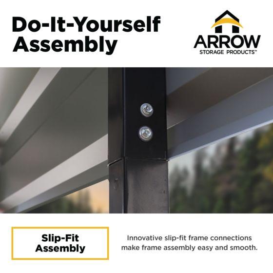 Arrow Carport, 12 ft. x 29 ft. x 7 ft. - CPHC122907