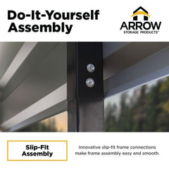 Arrow Carport, 12 ft. x 20 ft. x 7 ft. - CPH122007