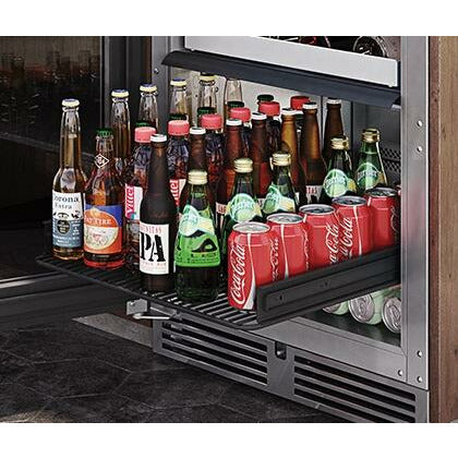 Perlick 24" Beverage Center w/ Stainless Steel Glass Door, ADA Compliant with 4.8 cu. ft. Capacity - HA24BB-4-3