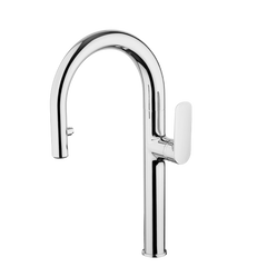 LaToscana 17 1/2" Single Handle Pull-down Spray kitchen Faucet Spout Rotates - 09-591B